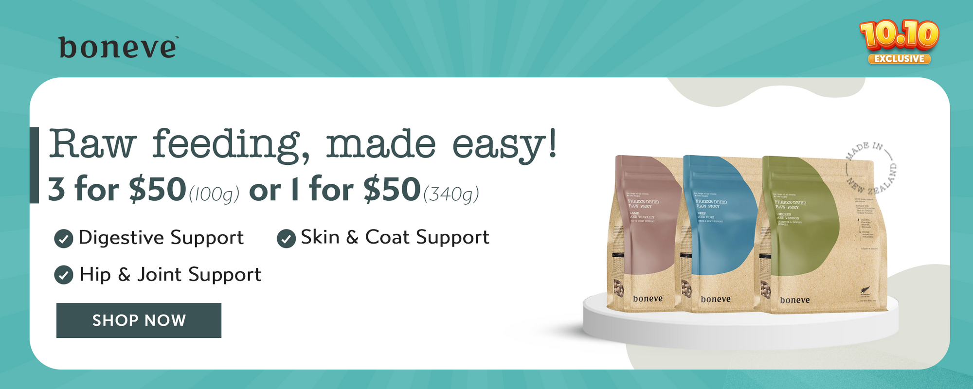 Boneve Freeze-Dried Food