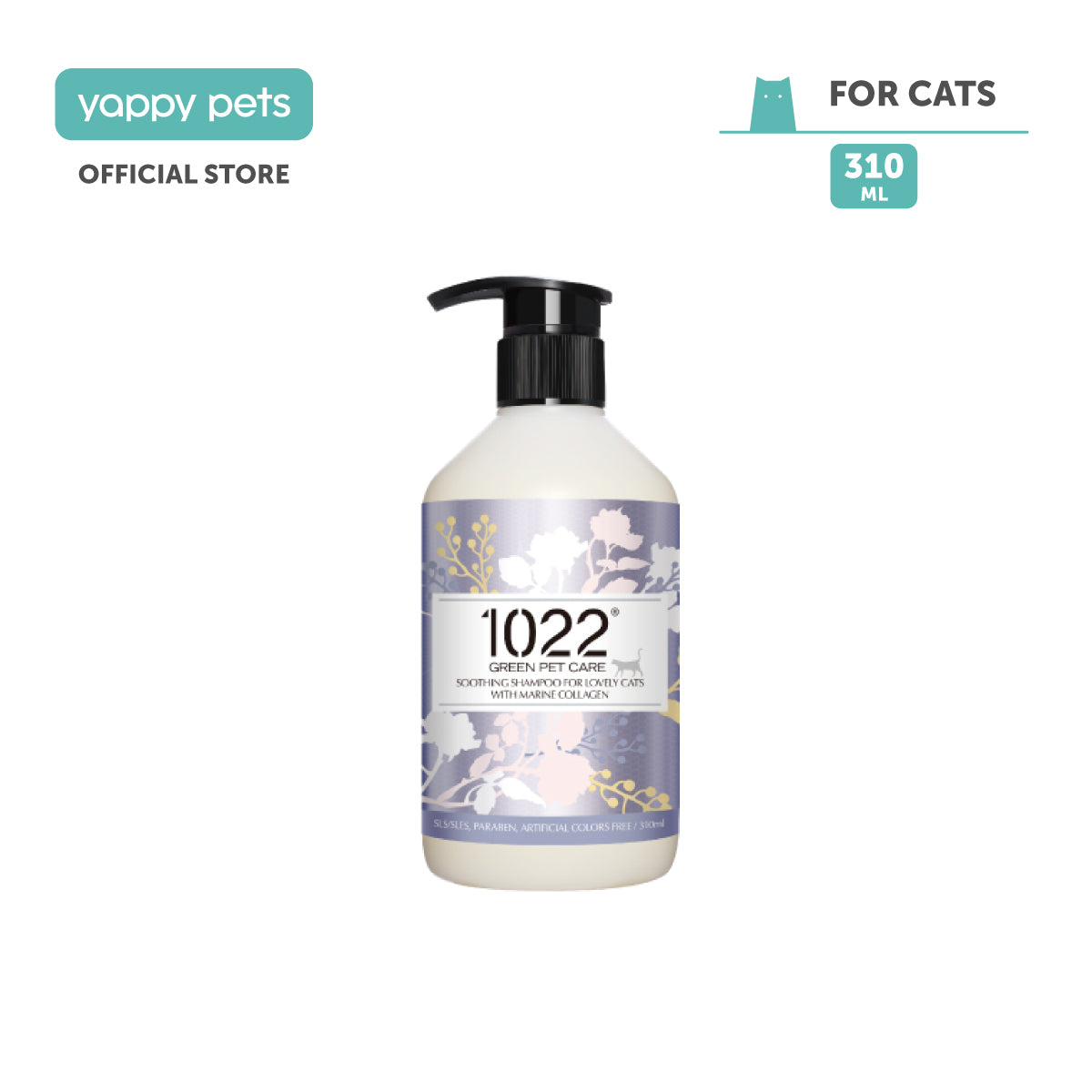 1022 Green Pet Care Marine Collagen Soothing Cat Shampoo