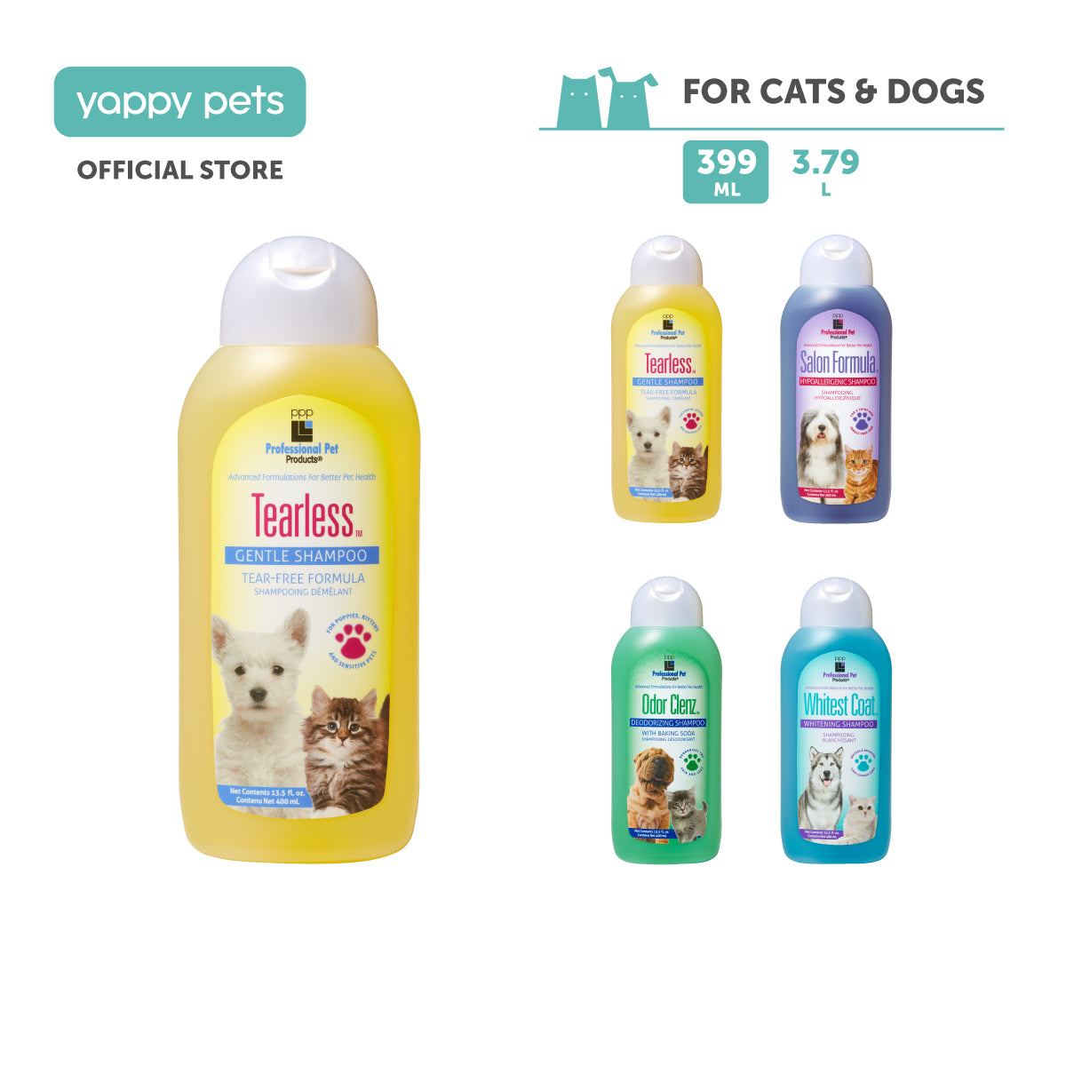PPP Specialty Shampoo for Dogs & Cats 399ml