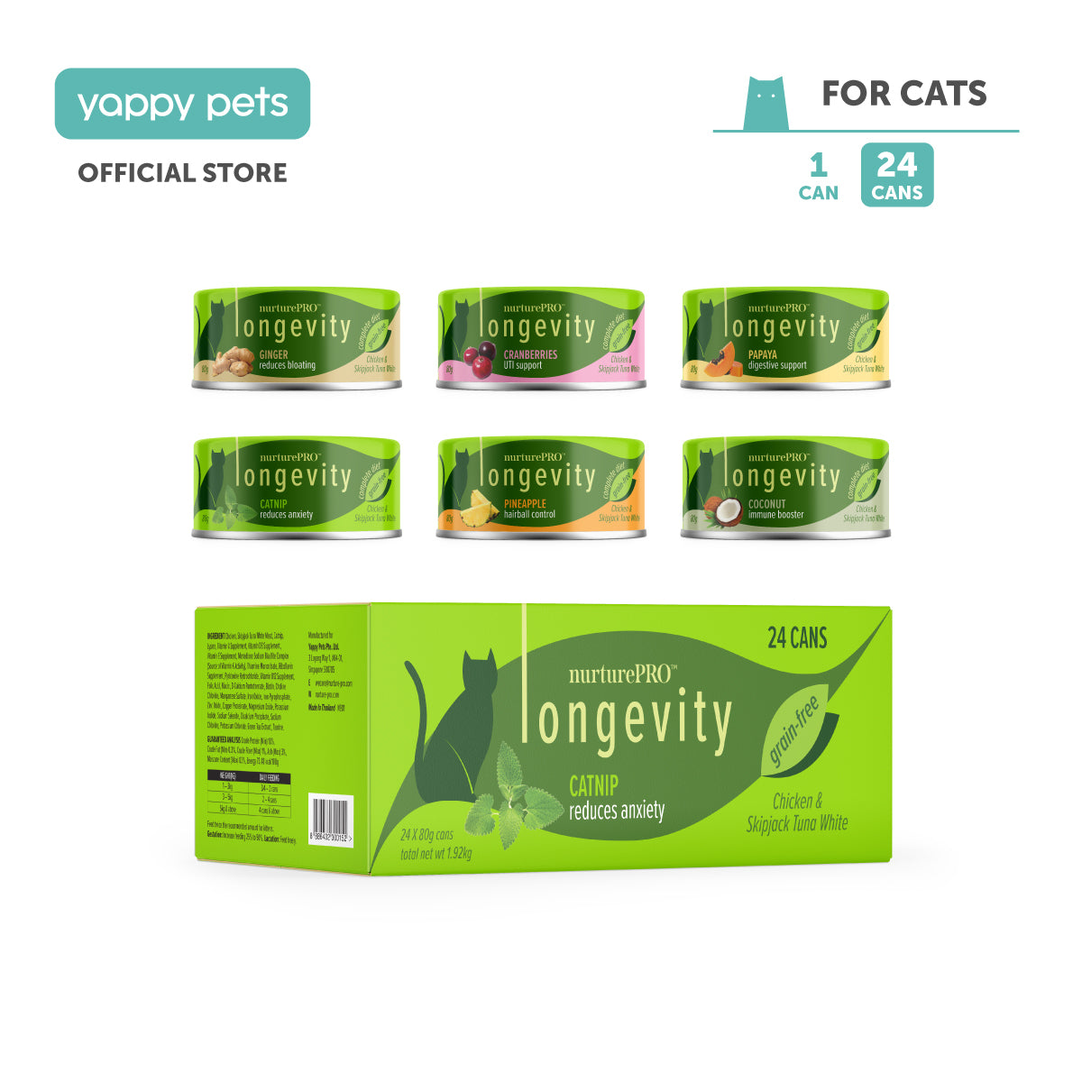 NurturePRO Longevity Chicken & Skipjack Tuna Wet Cat Food