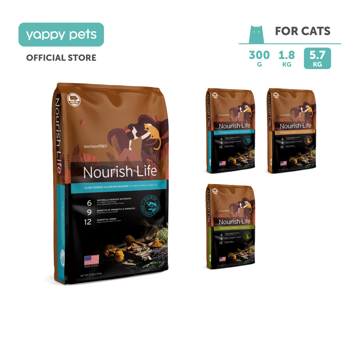 NurturePRO Nourish Life Slow Cooked Dry Cat Food