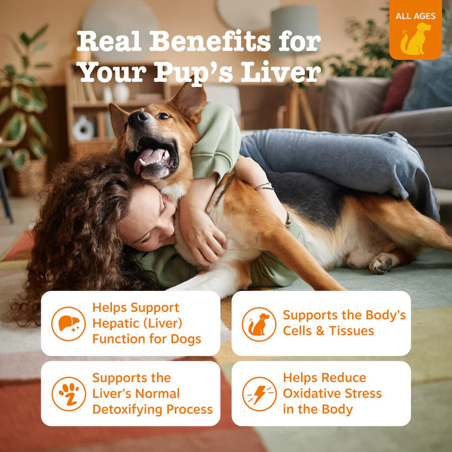 Zesty Paws Liver Support Bites for Dogs
