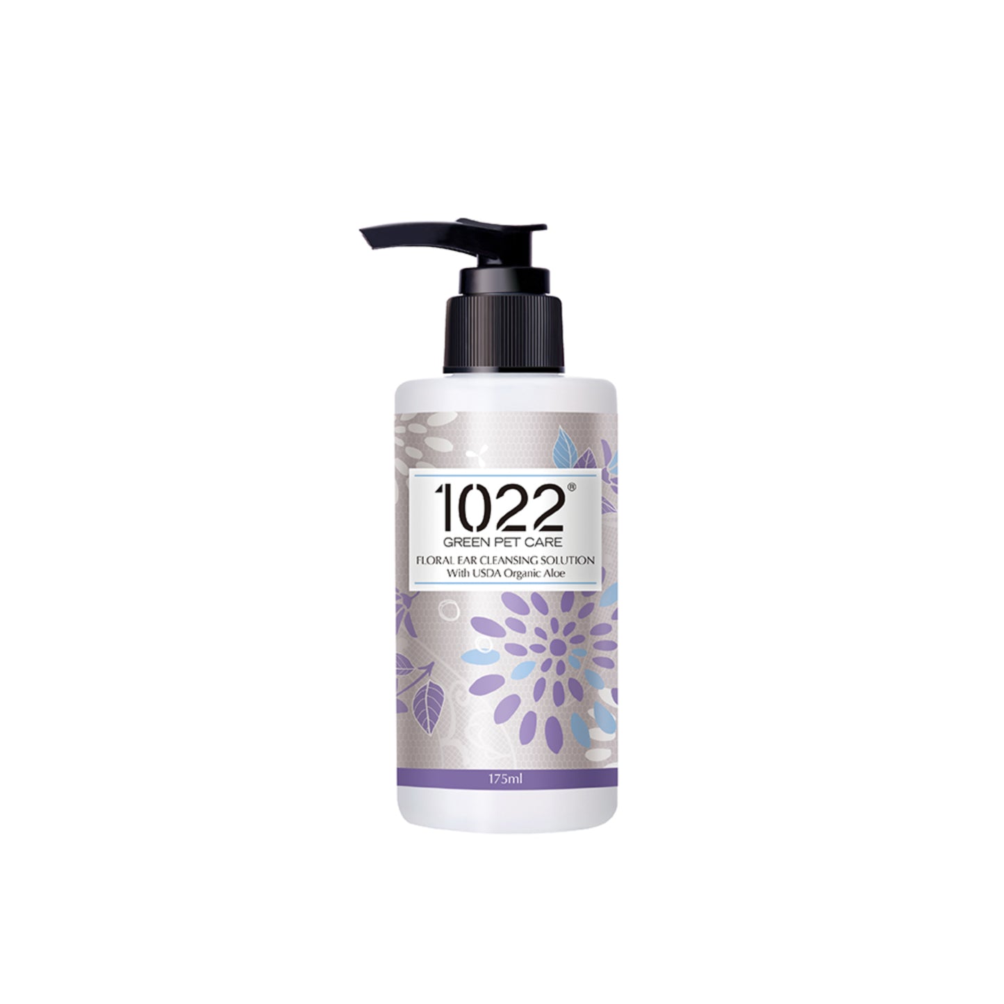 1022 Green Pet Care Floral Ear Cleansing Solution for Dogs and Cats 175ml
