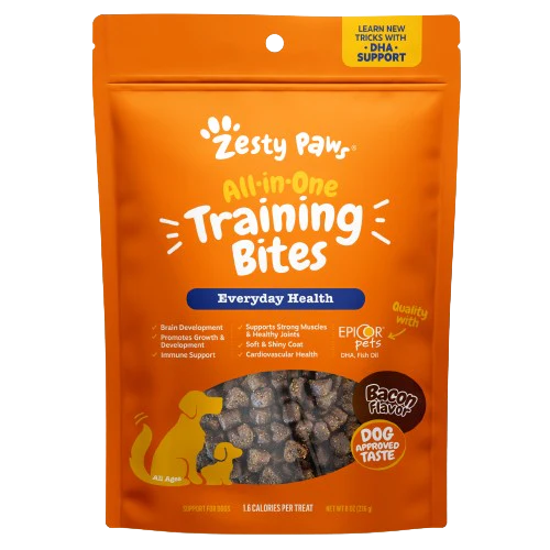 Zesty Paws Training Bites Dog Treats 8oz