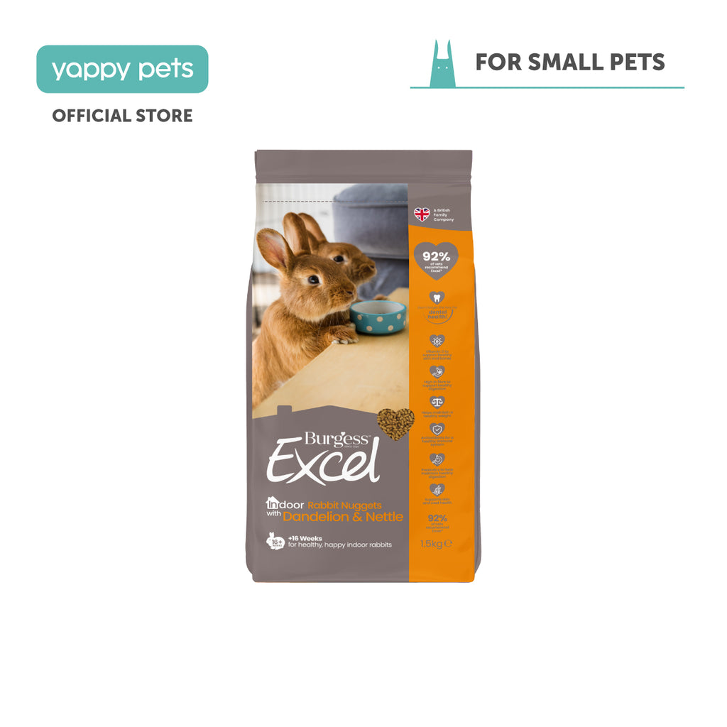 Burgess Excel Indoor Rabbit Nuggets with Dandelion & Nettle
