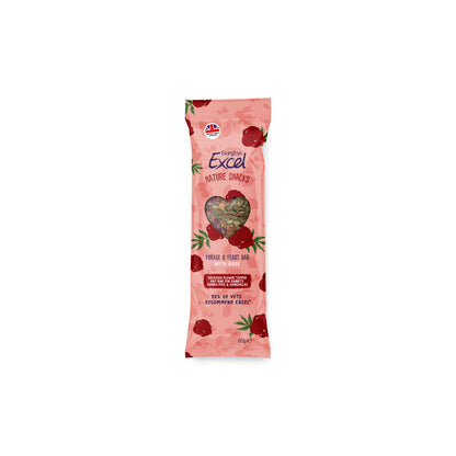 Burgess Excel Nature Snacks Forage & Feast Hay Bar Small Animals Treats 60g