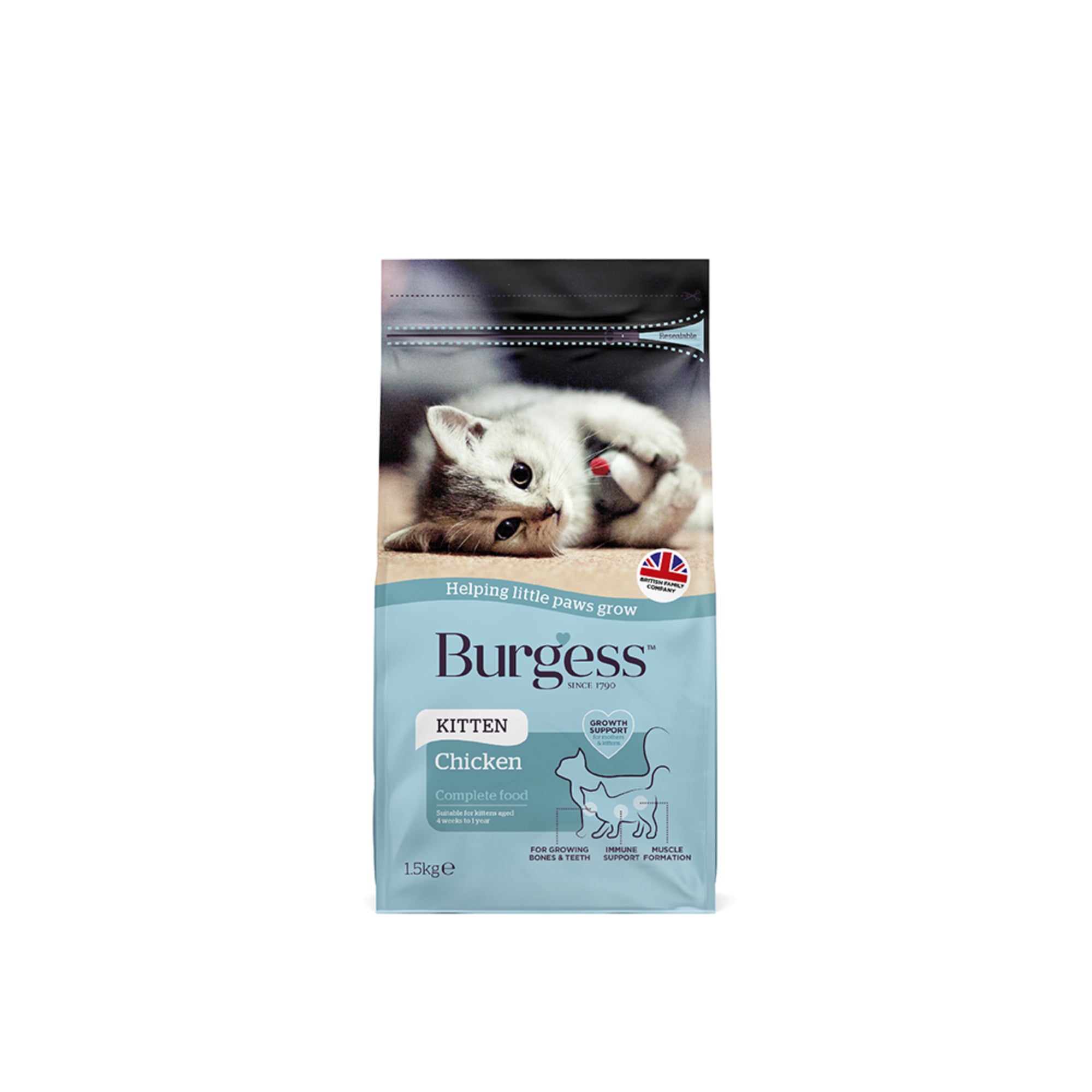 Burgess Cat Dry Food 1.5kg