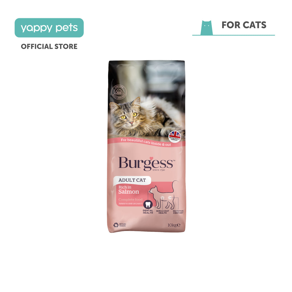 Burgess Adult Cat Food Rich in Salmon