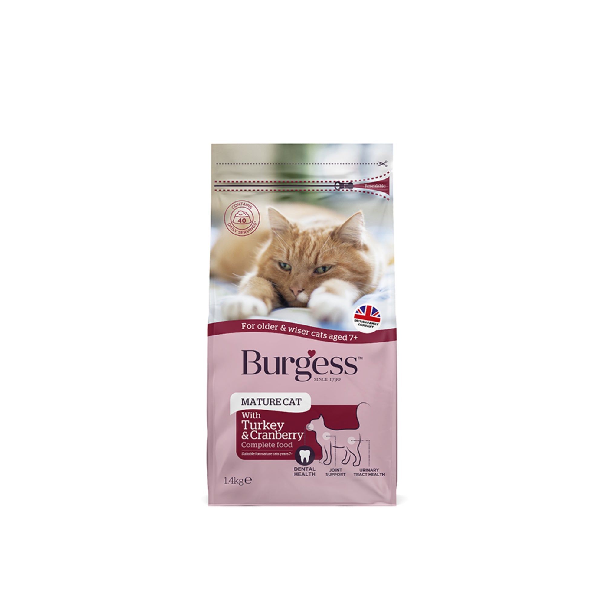 Burgess Cat Dry Food 1.5kg