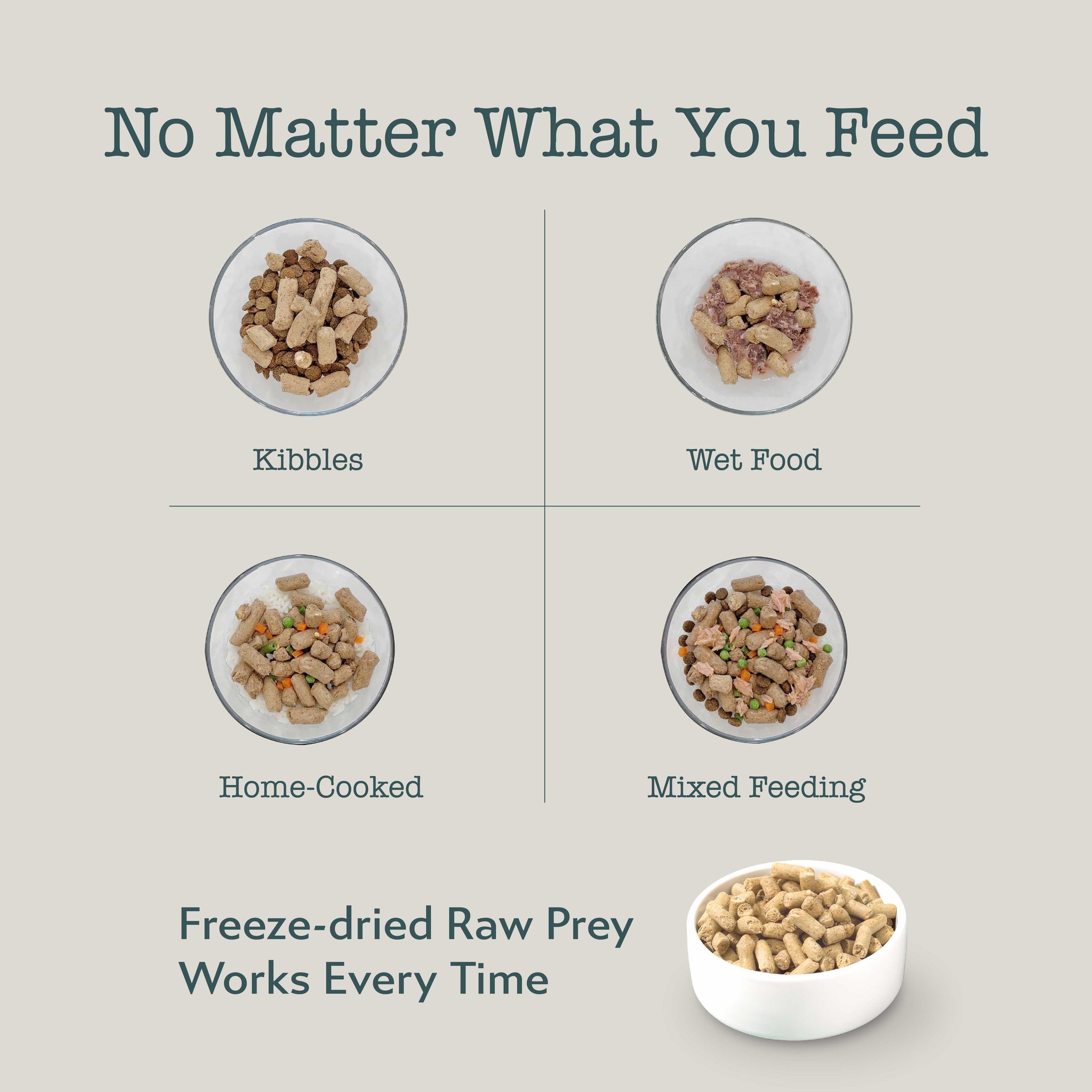 Boneve Freeze-Dried Raw Prey Cat Food