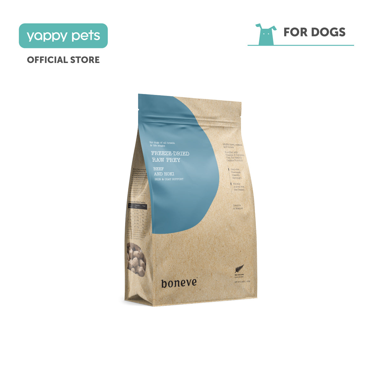 Boneve Freeze-Dried Raw Prey Dog Food