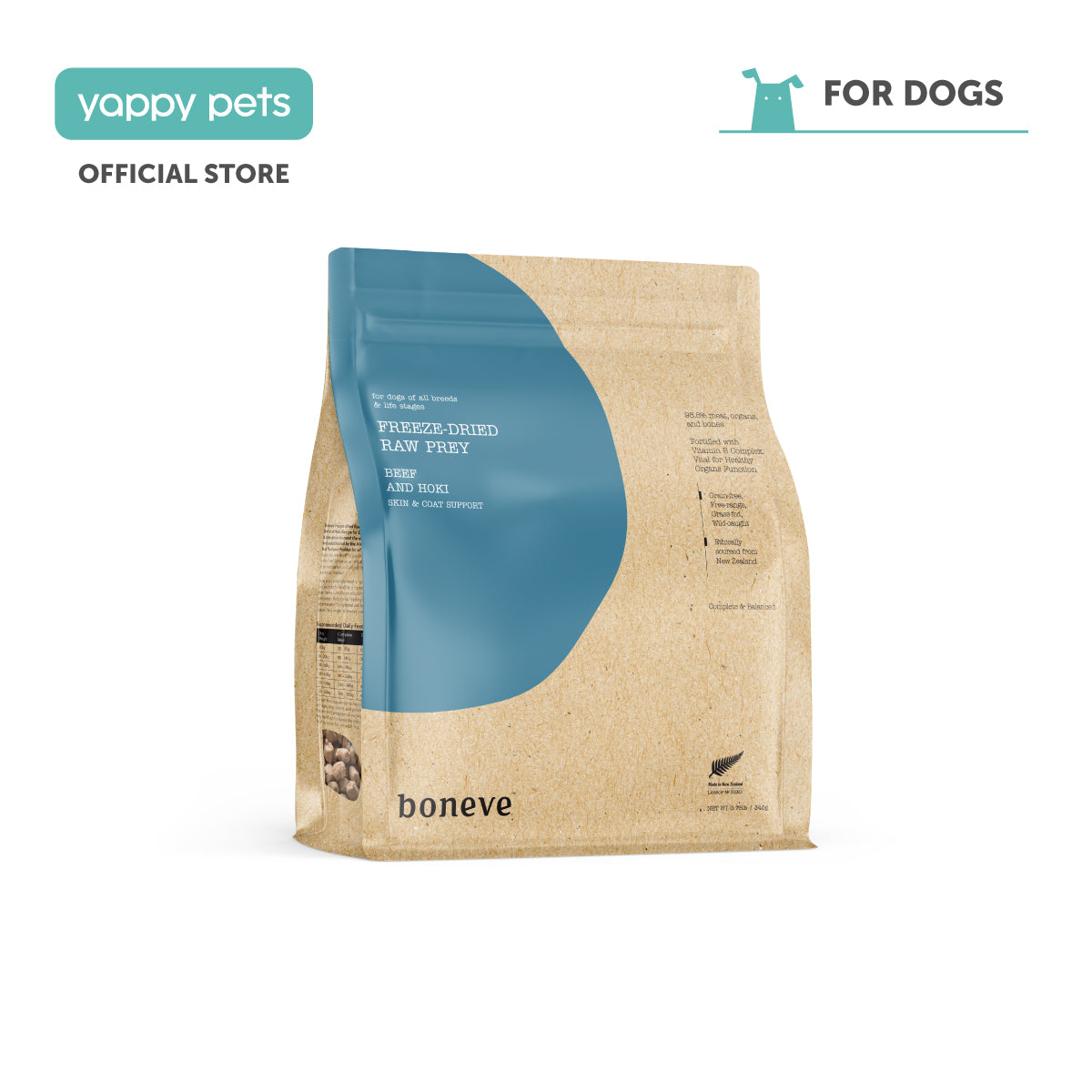 Boneve Freeze-Dried Raw Prey Dog Food