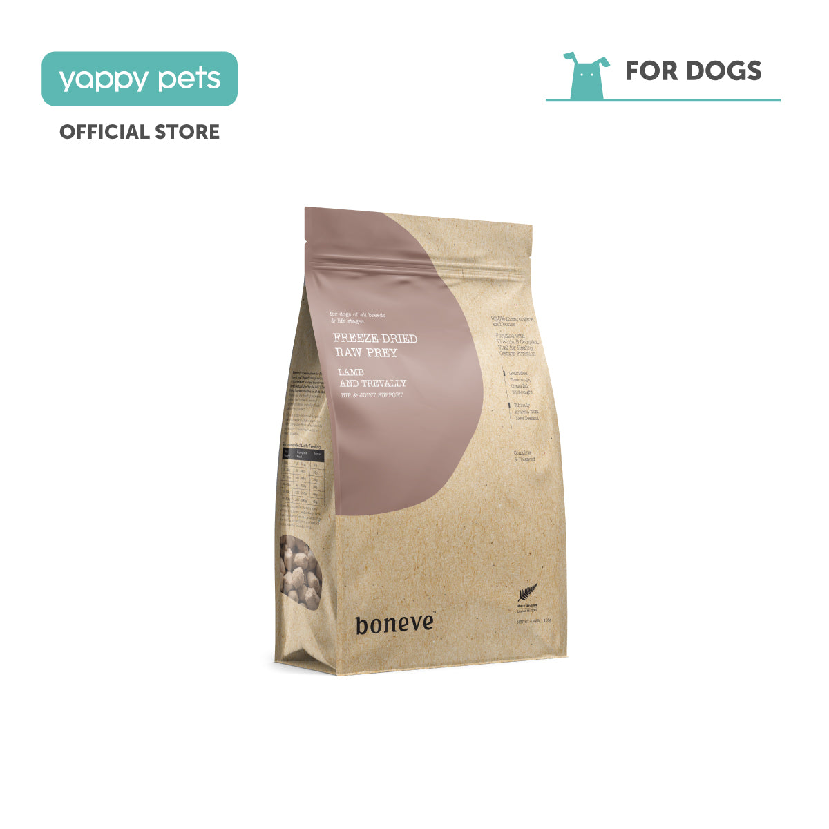 Boneve Freeze-Dried Raw Prey Dog Food