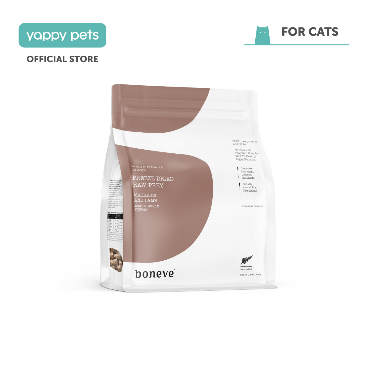 Boneve Freeze-Dried Raw Prey Cat Food