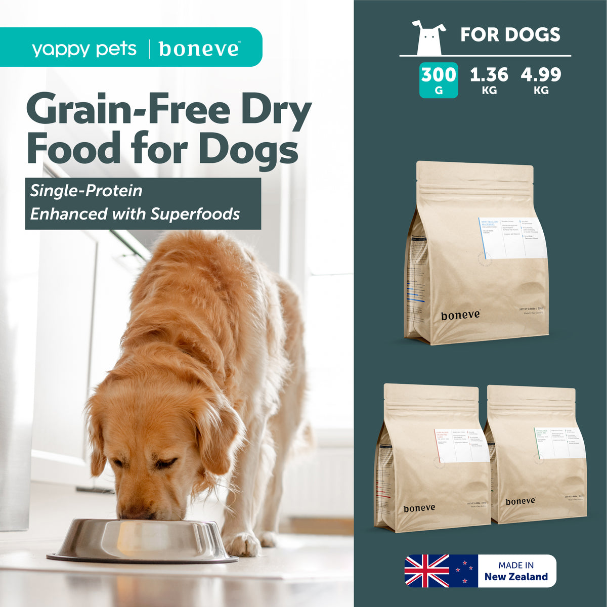 Boneve Grain Free Dry Dog Food