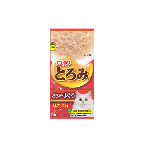 Ciao Toromi Line Pouches Chicken Fillet Cat Treats (35g x 4's)