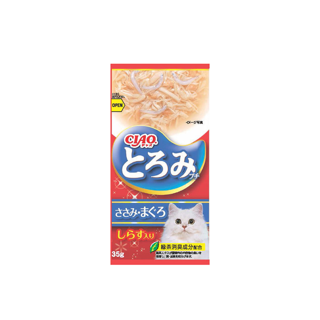 Ciao Toromi Line Pouches Chicken Fillet Cat Treats (35g x 4's)