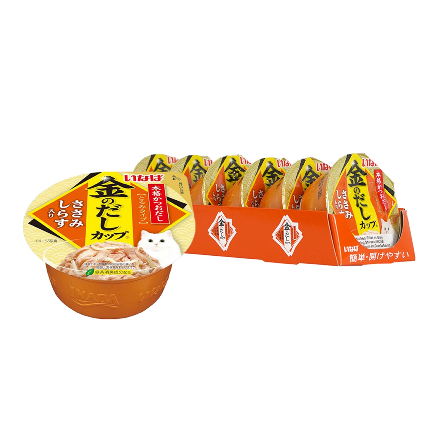 Ciao Kinnodashi Cup Cat Wet Food 70g x 6 (Tray)