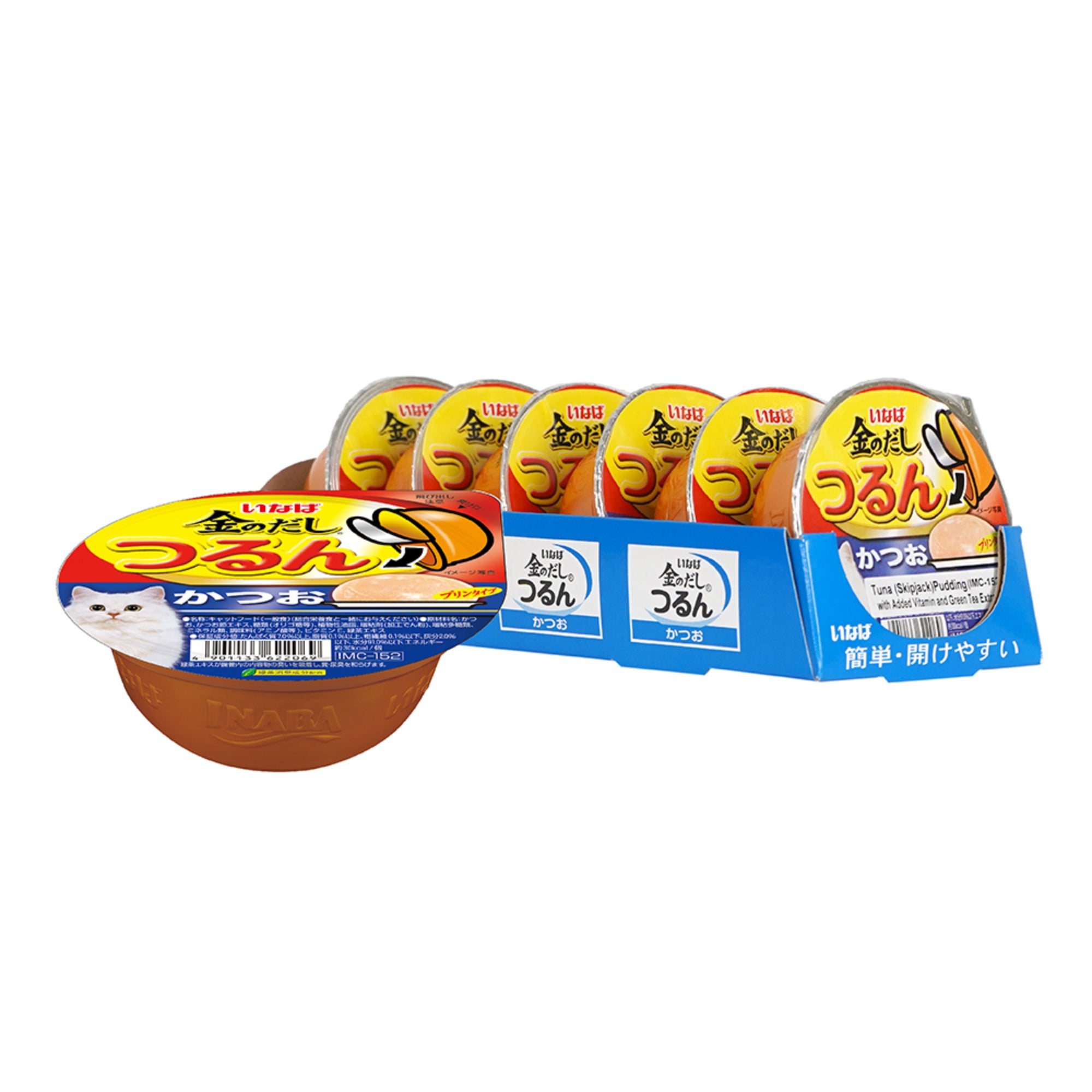 Ciao Tsurun Pudding Cup Cat Wet Food 65g x6 (Tray)