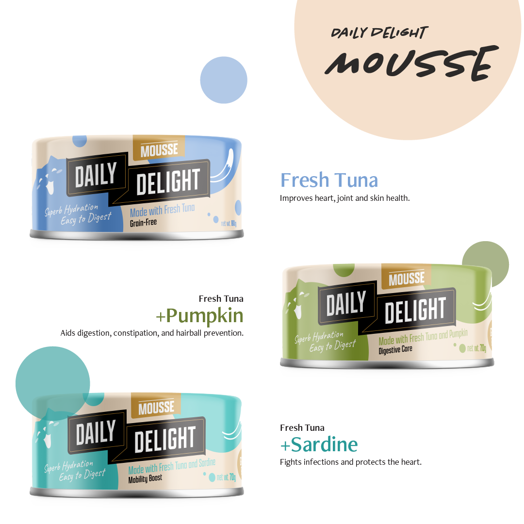 Daily Delight Mousse Cat Wet Food