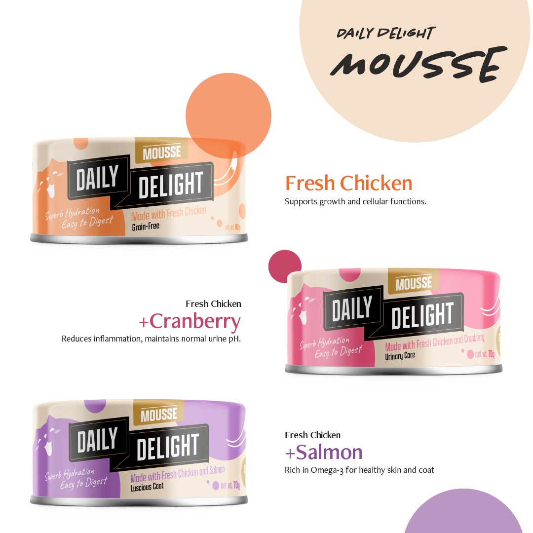 Daily Delight Mousse Cat Wet Food