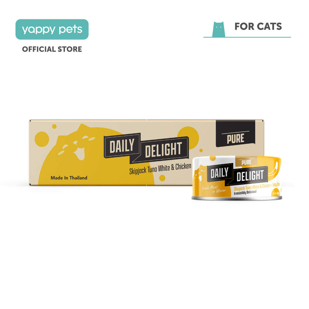 Daily Delight Pure Skipjack Tuna White & Chicken Cat Wet Food