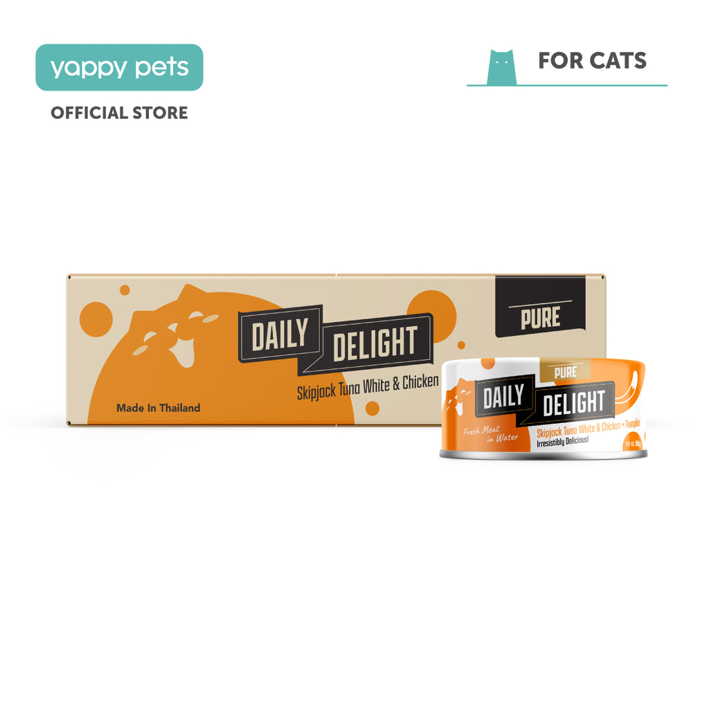 Daily Delight Pure Skipjack Tuna White & Chicken Cat Wet Food