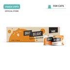 Daily Delight Pure Skipjack Tuna White & Chicken Cat Wet Food