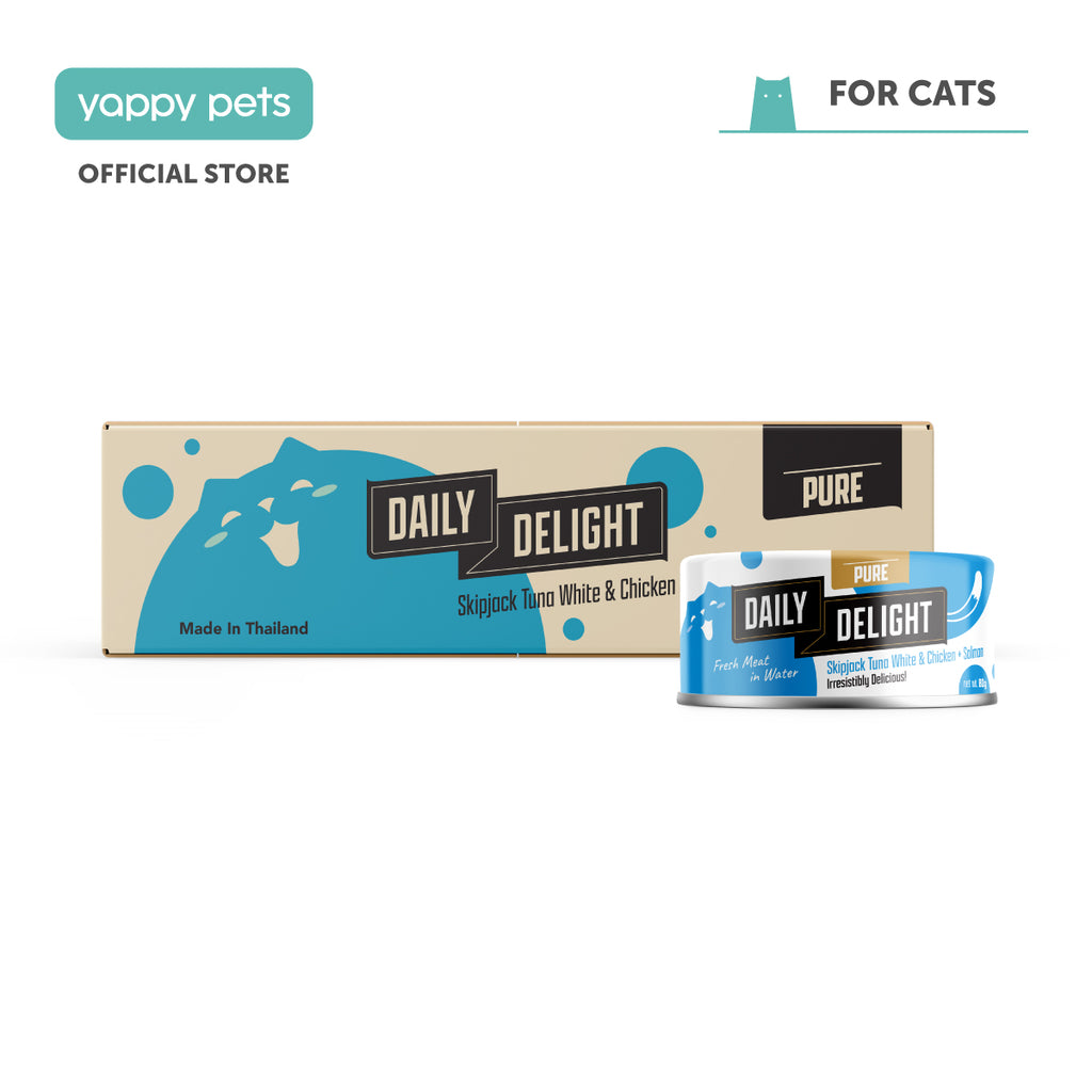 Daily Delight Pure Skipjack Tuna White & Chicken Cat Wet Food