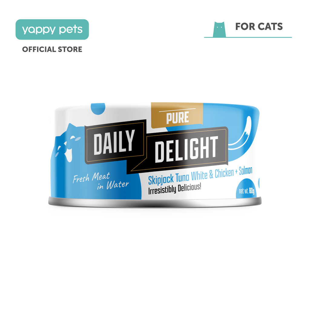 Daily Delight Pure Skipjack Tuna White & Chicken Cat Wet Food
