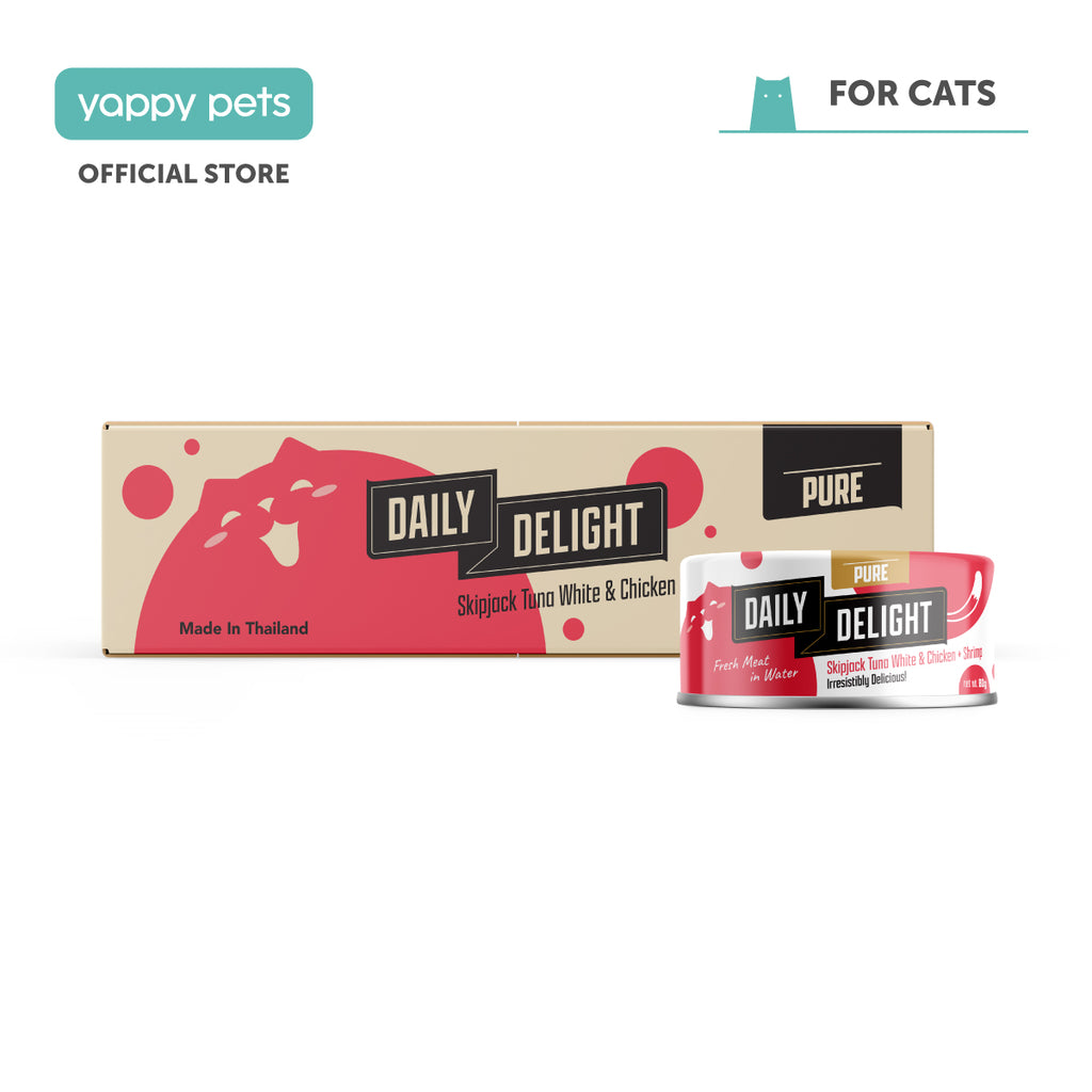 Daily Delight Pure Skipjack Tuna White & Chicken Cat Wet Food