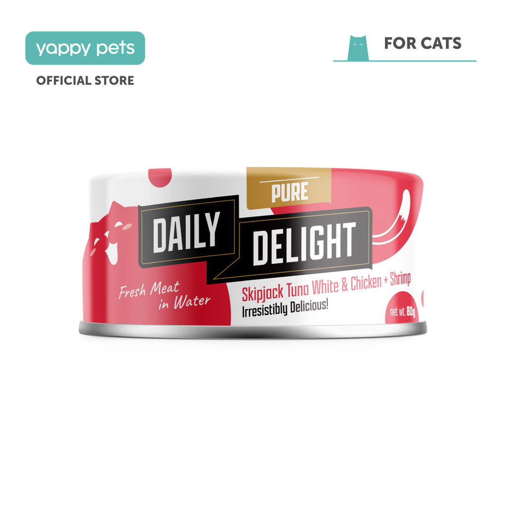 Daily Delight Pure Skipjack Tuna White & Chicken Cat Wet Food