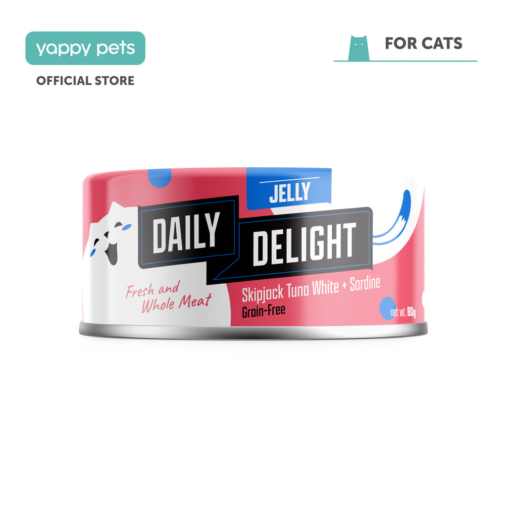 Daily Delight Jelly Skipjack Tuna White Cat Wet Food