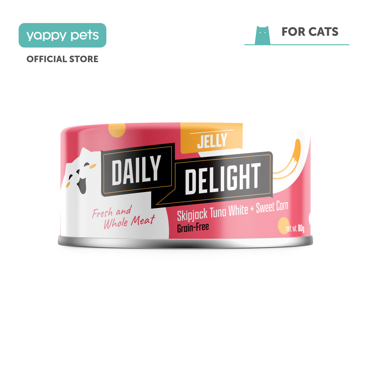 Daily Delight Jelly Skipjack Tuna White Cat Wet Food