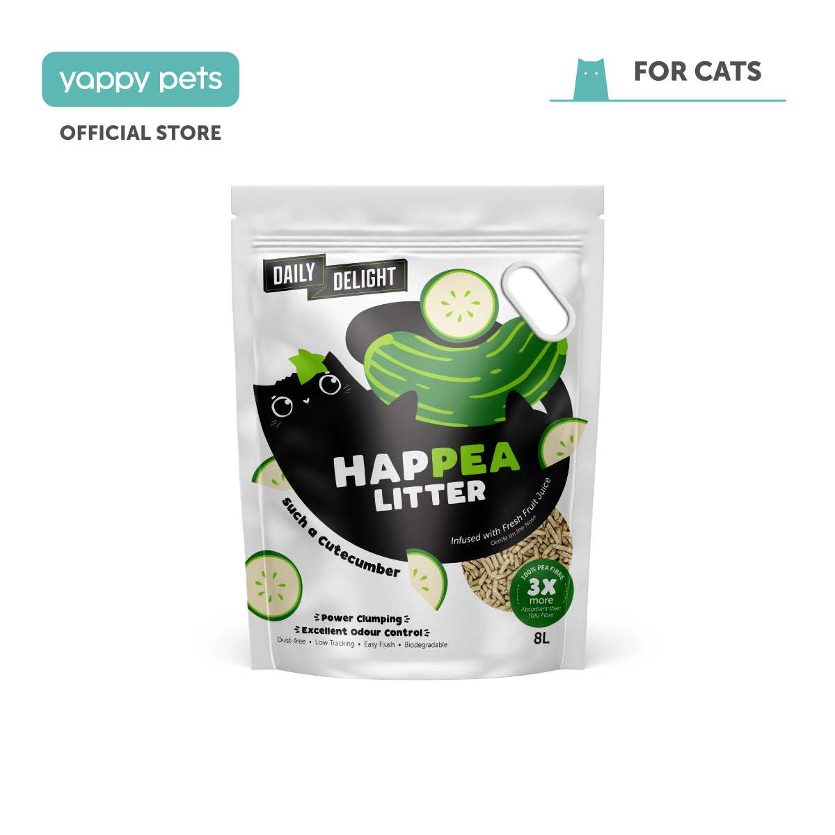 Daily Delight HAPPEA Cat Litter 8L