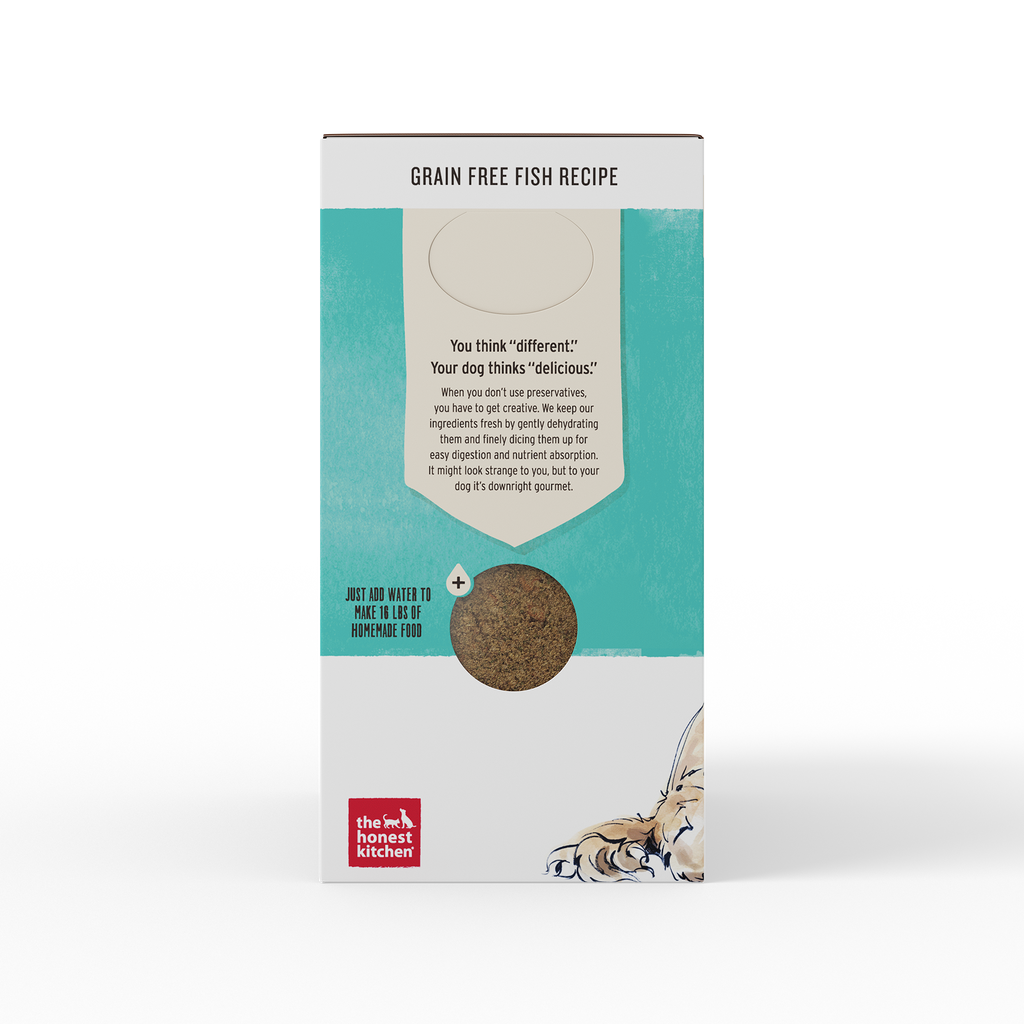 The Honest Kitchen Dehydrated Grain Free Fish Dog Food 4lbs