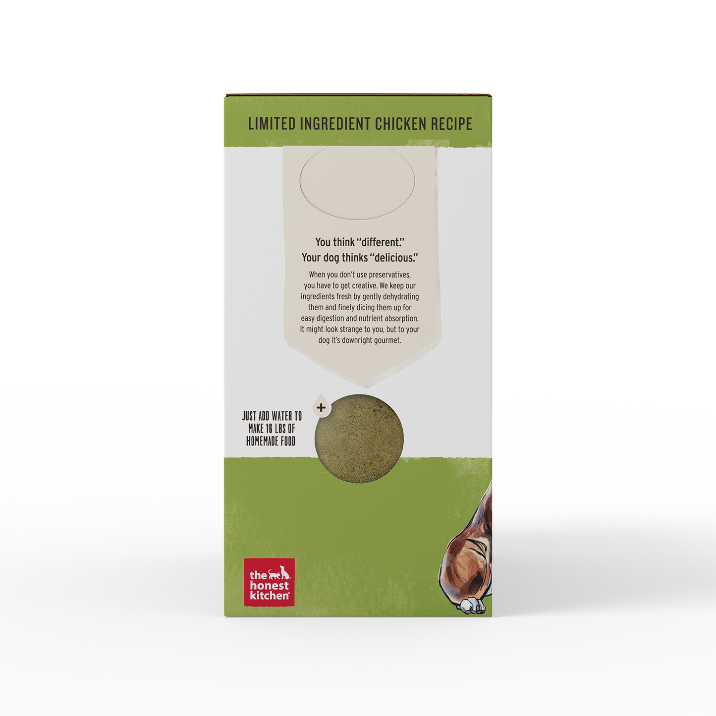 The Honest Kitchen Dehydrated Limited Ingredient Dog Food Chicken 4lbs