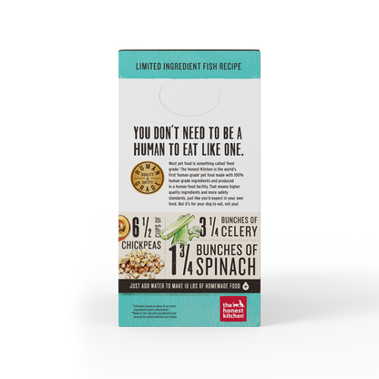The Honest Kitchen Dehydrated Limited Ingredient Grain Free Fish Dog Food 4lbs