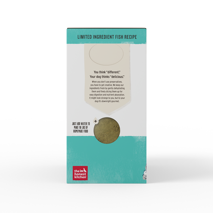 The Honest Kitchen Dehydrated Limited Ingredient Grain Free Fish Dog Food 4lbs