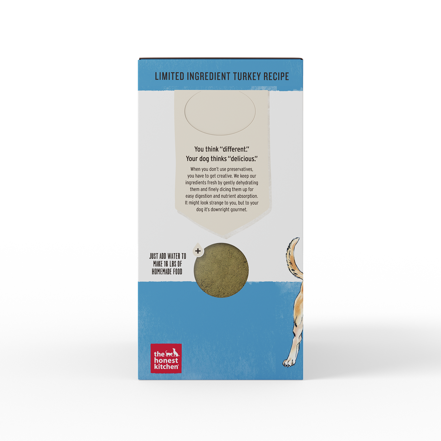 The Honest Kitchen Dehydrated Limited Ingredient Grain Free Turkey Dog Food 4lbs
