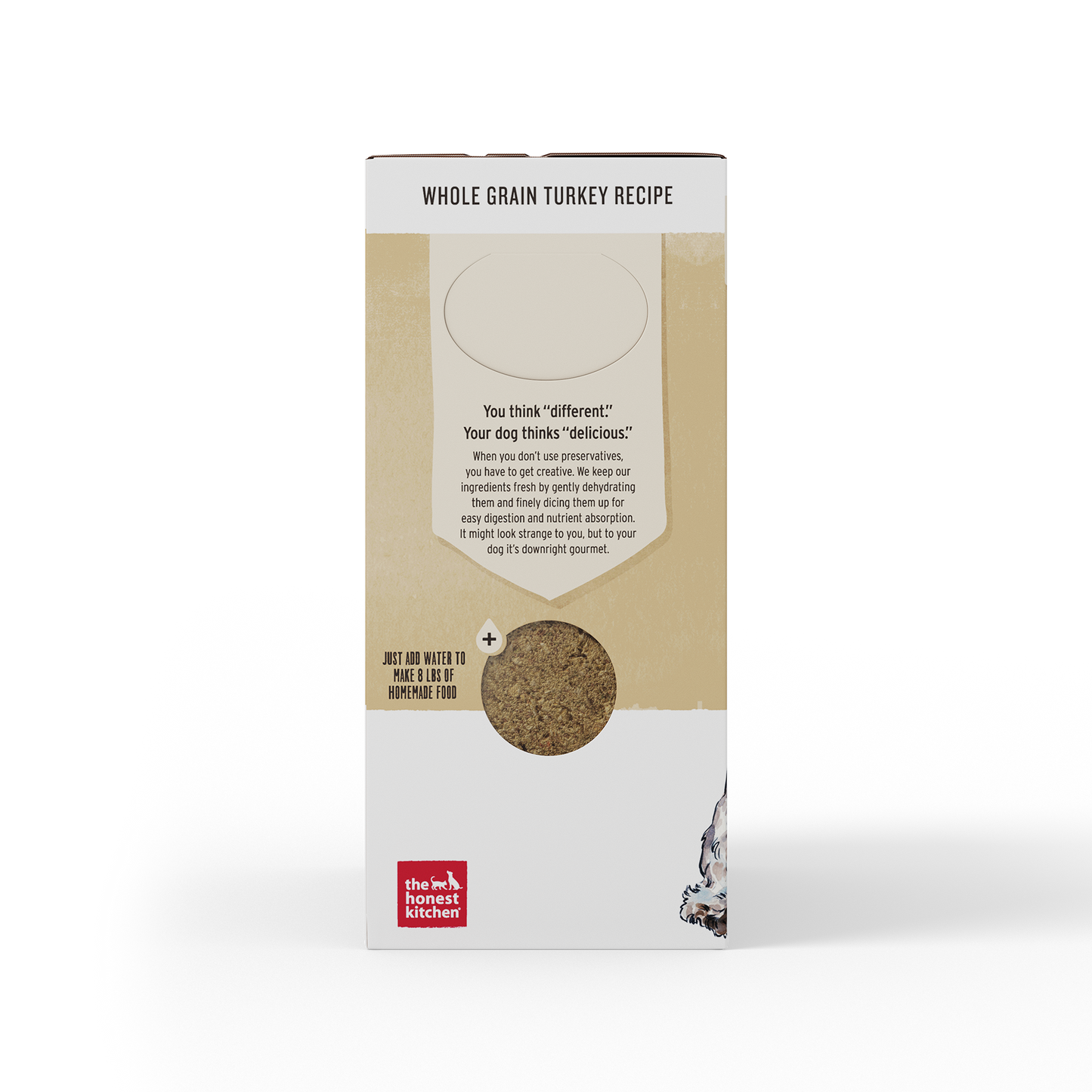 The Honest Kitchen Dehydrated Whole Grain Turkey Dog Food 2lbs