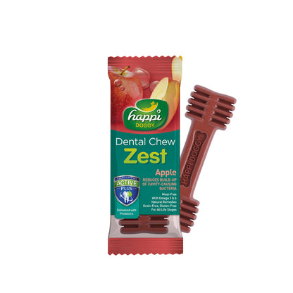Happi Skippi Zest Regular 4-inch Dog Dental Chew 25g