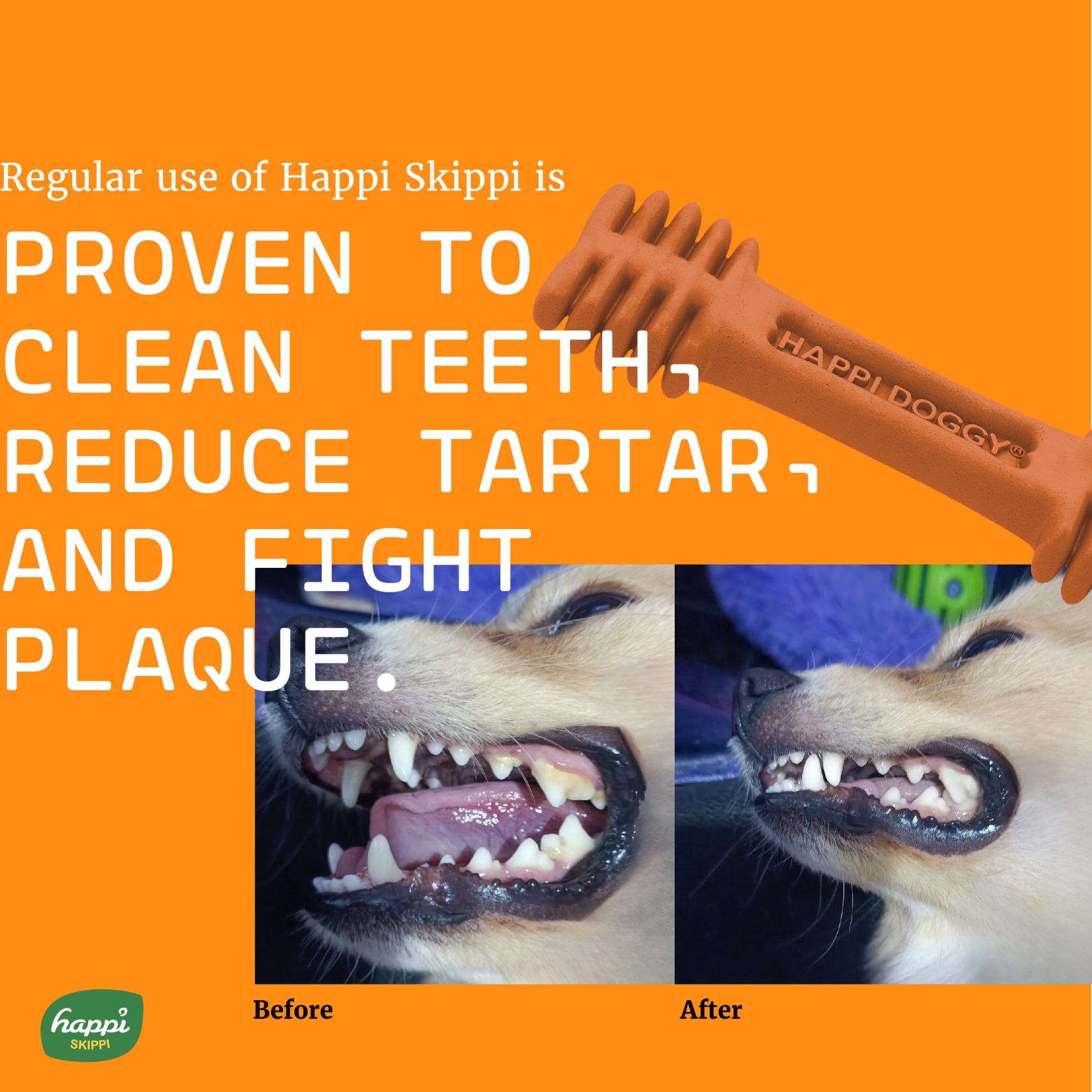 Happi Skippi Zest Dog Dental Chew (Soft Chew)