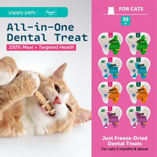 Happi Skippi Just Freeze-dried Dental Treats For Cats
