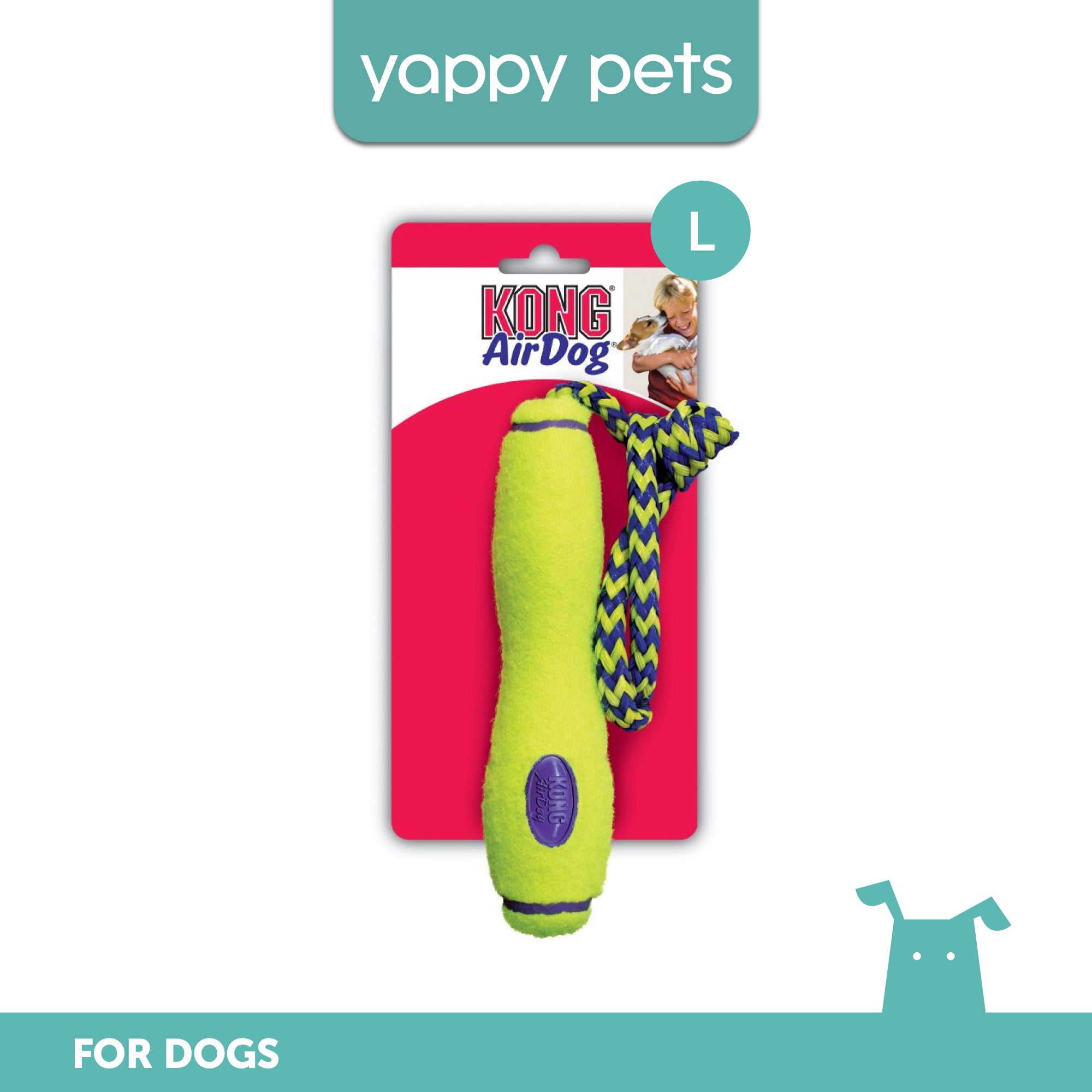 KONG AirDog Fetch Stick w/Rope