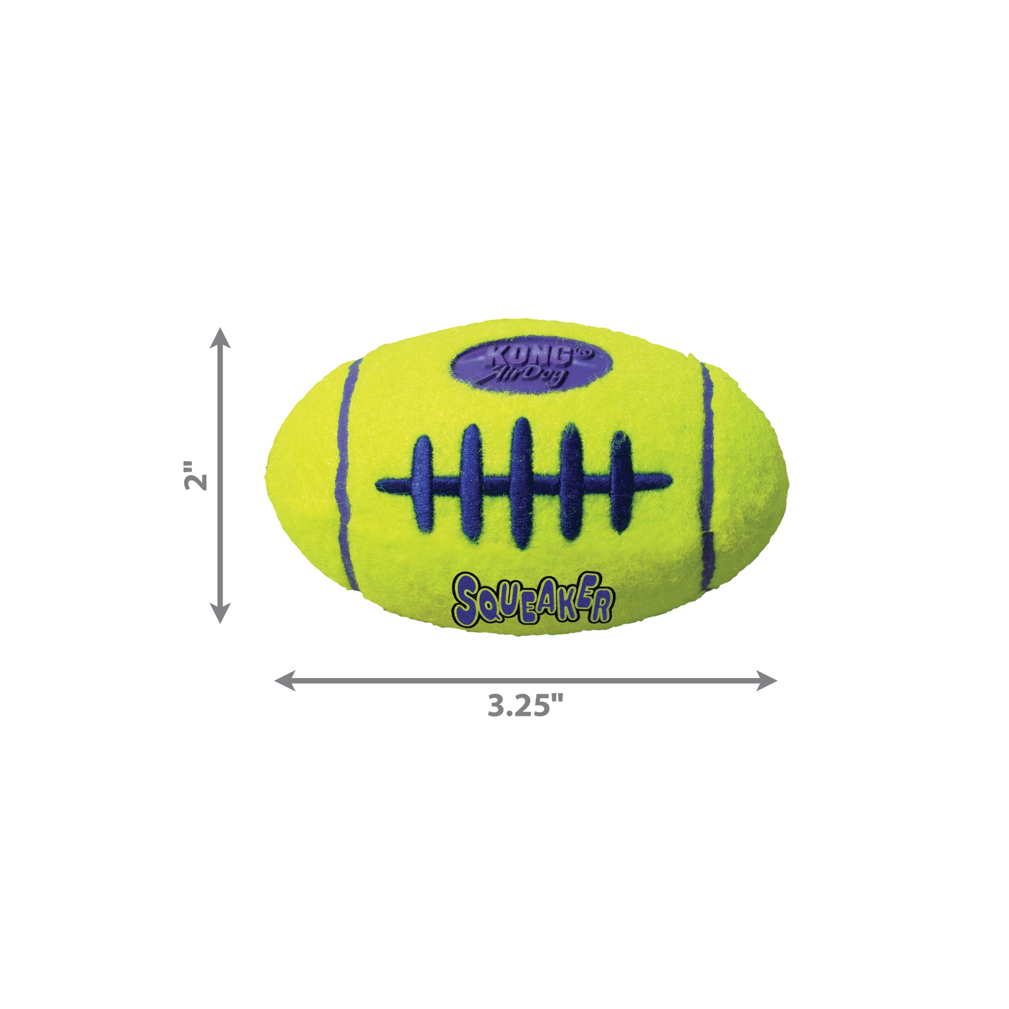 KONG AirDog Squeaker Football