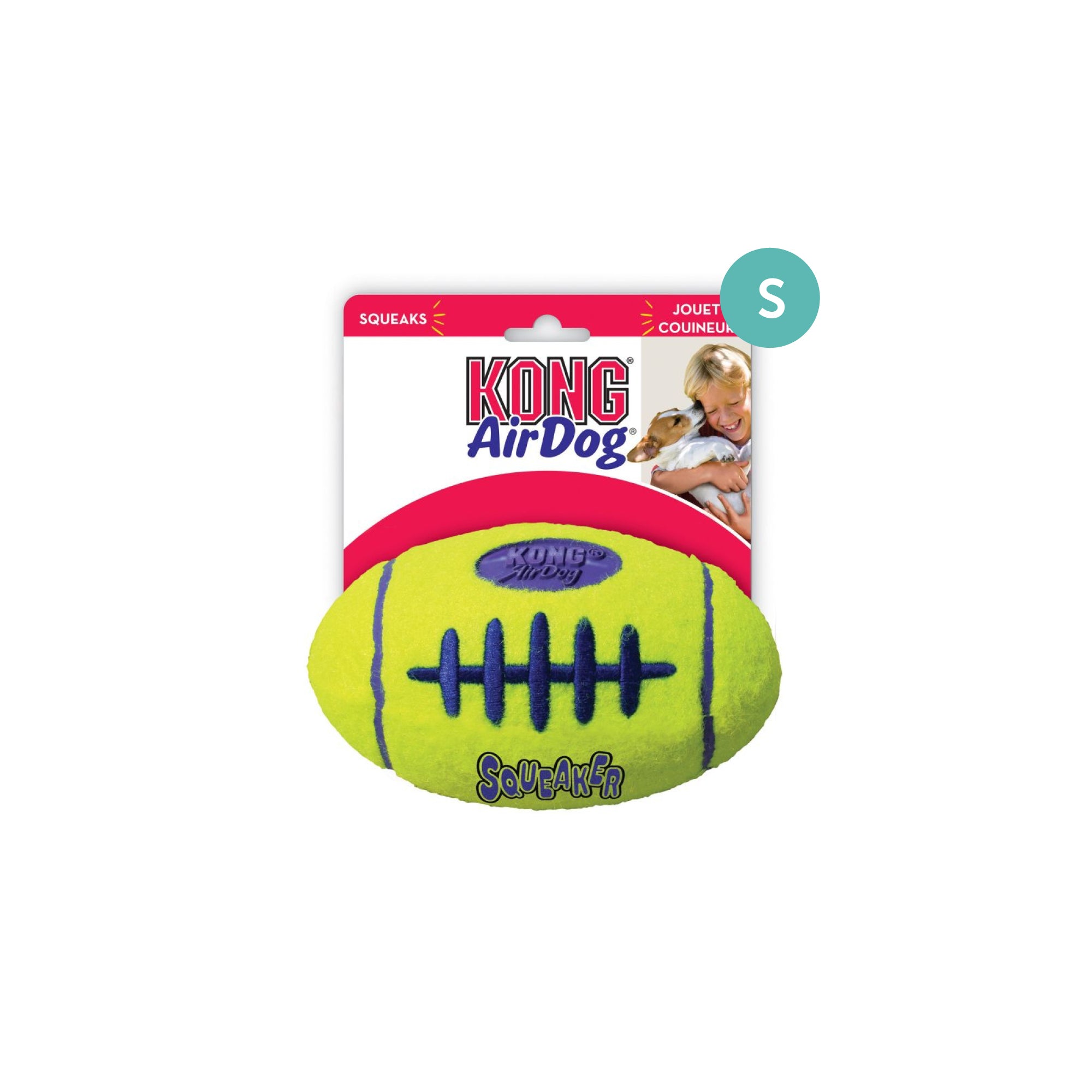 KONG AirDog Squeaker Football