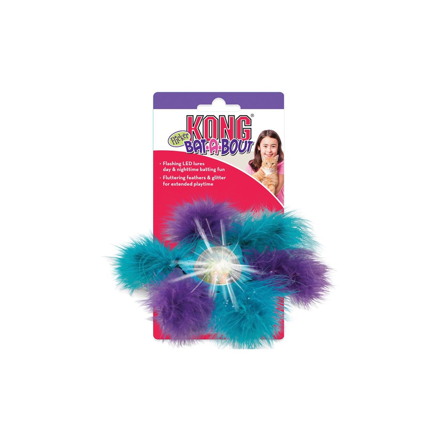 KONG Bat-A-Bout Flicker Cat Toy