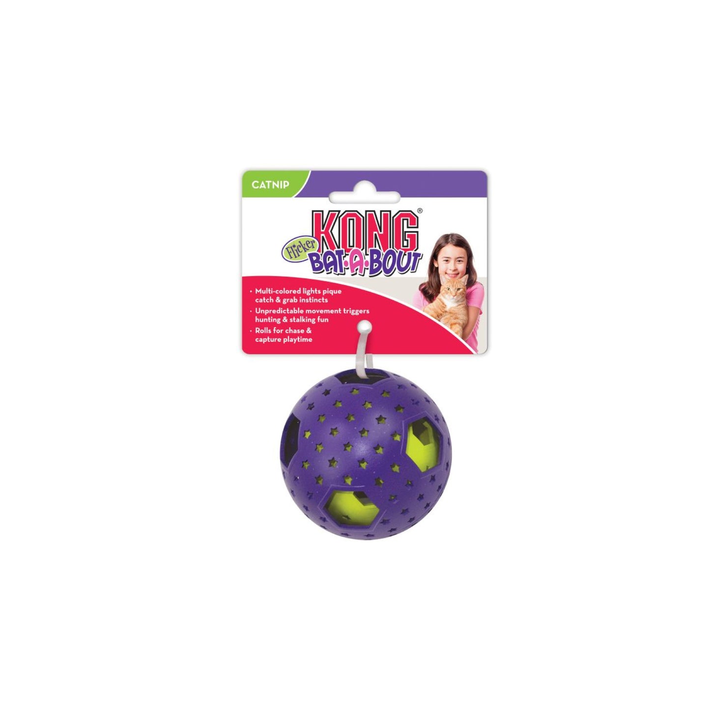 KONG Bat-A-Bout Flicker Cat Toy