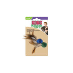 KONG Naturals Crinkle Ball w/Feathers